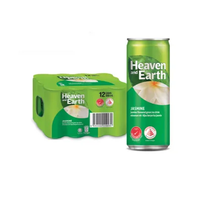 Heaven and Earth Jasmine Tea 300ml x 24 Cans - Image 1