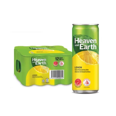 Heaven and Earth Ice Lemon Tea 300ml x 24 Cans - Image 1