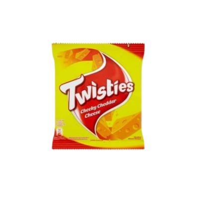 Twisties Cheeky Cheddar Cheese Corn Snack 20g x 24 Bags
