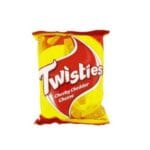 Twisties Cheeky Cheddar Cheese Corn Snack 60g x 10 Bags
