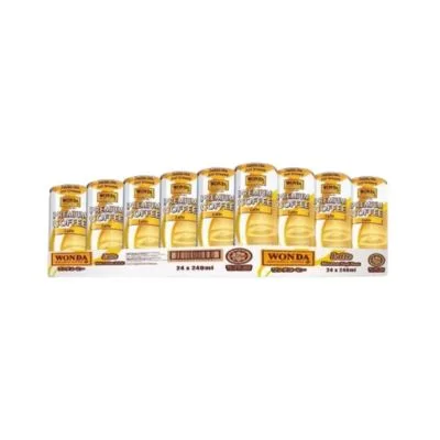 Wonda Premium Coffee Latte 240ml x 24 Cans - Image 1